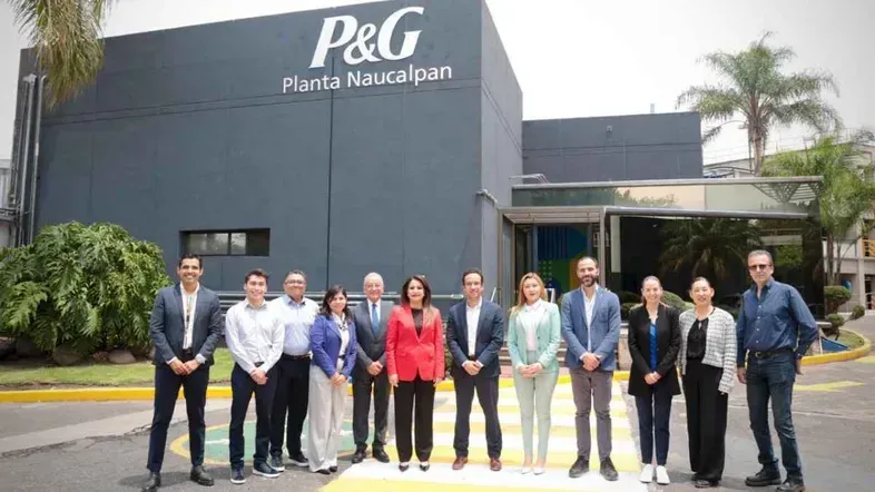 Vista de la planta de Procter & Gamble en Naucalpan