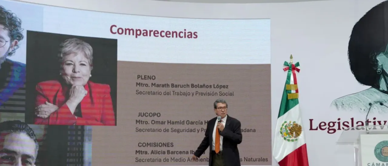 Ricardo Monreal durante una sesión en la Cámara de Diputados
