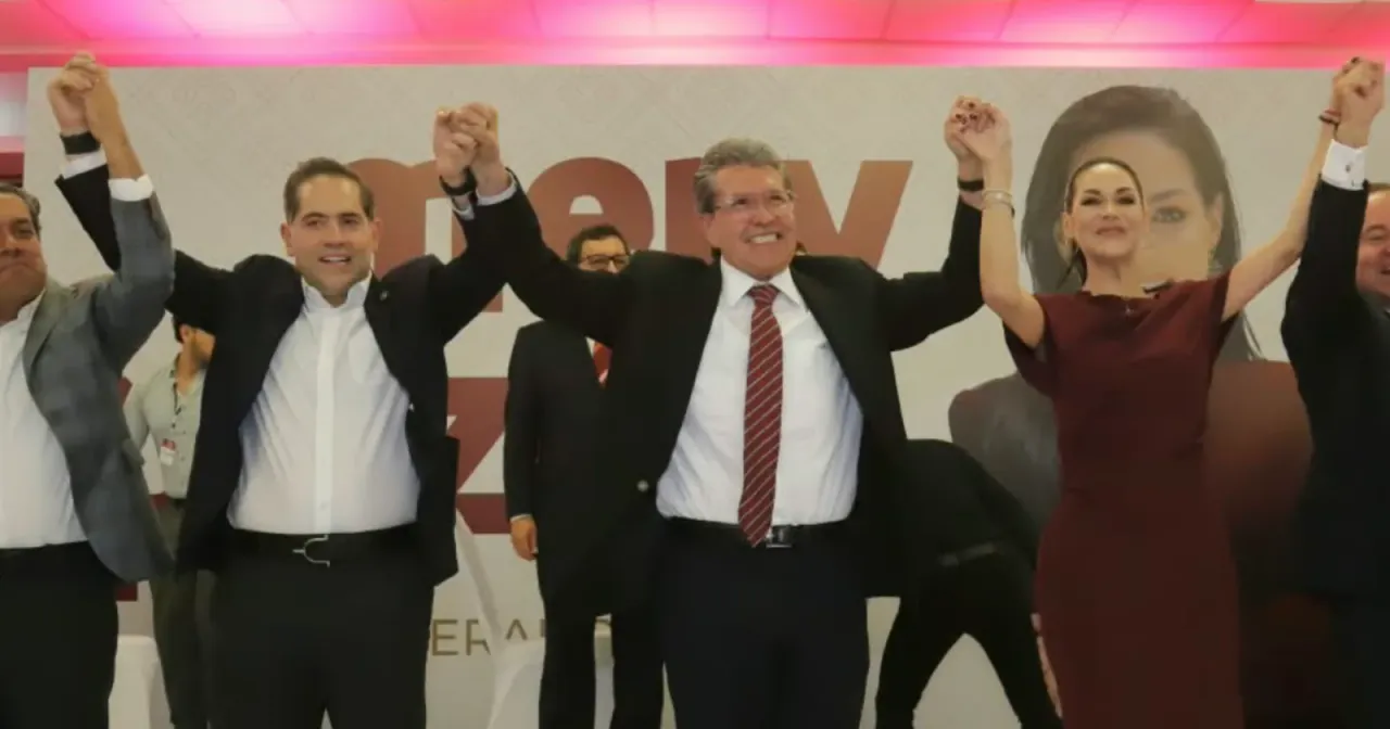 Ricardo Monreal durante un mensaje difundido en redes sociales