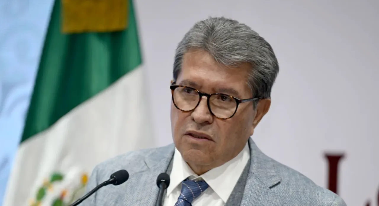 Ricardo Monreal durante conferencia de prensa en San Lázaro