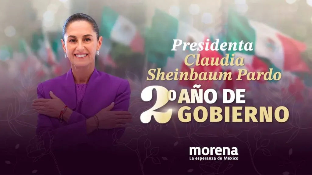 Personas durante el Segundo Informe de Gobierno de Claudia Sheinbaum