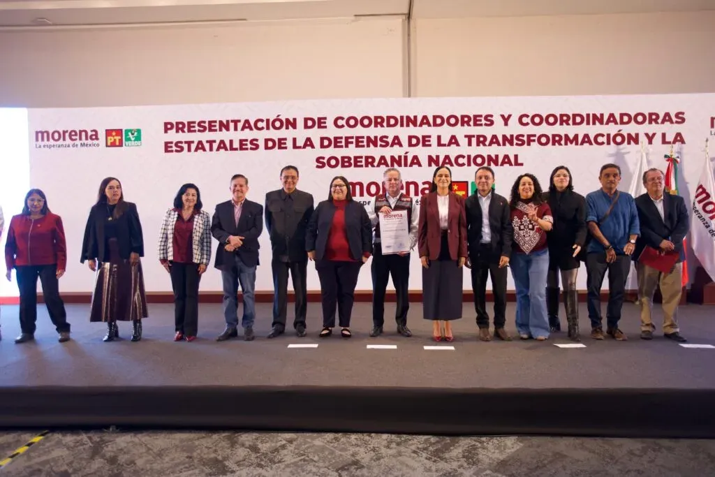 Santiago Nieto Castillo durante su protesta como coordinador en Querétaro