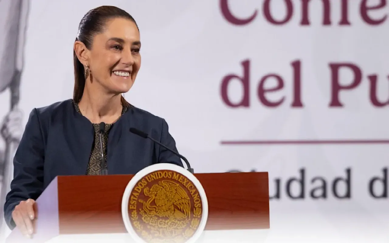 Conferencia de prensa en Palacio Nacional con la presidenta Claudia Sheinbaum