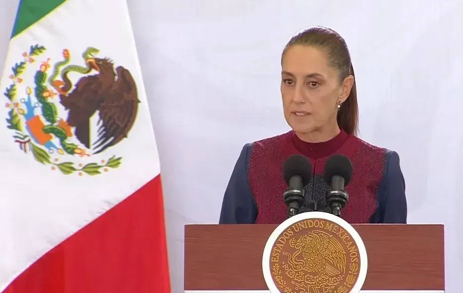 Claudia Sheinbaum durante un evento público