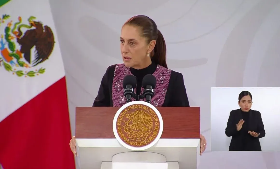 La presidenta Claudia Sheinbaum durante una reunión sobre comercio con Estados Unidos
