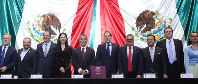 Sesión de la Cámara de Diputados durante la recepción del Paquete Económico 2027