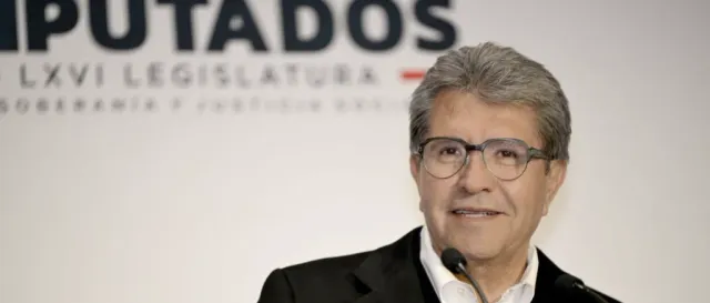 Ricardo Monreal durante su declaración sobre Sinaloa