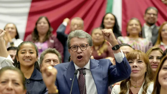 Ricardo Monreal durante una sesión en la Cámara de Diputados