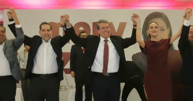 Ricardo Monreal durante un mensaje difundido en redes sociales