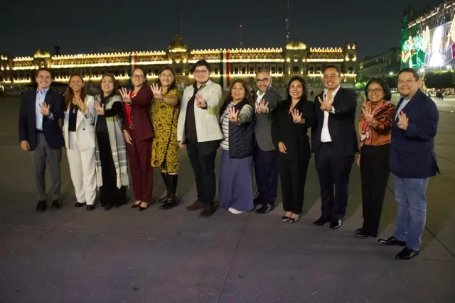 Reunión de dirigentes y alcaldes de Morena en la Ciudad de México