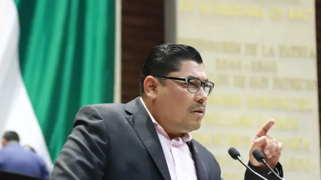 Diputado Carlos Palacios Rodríguez durante una sesión en la Cámara de Diputados