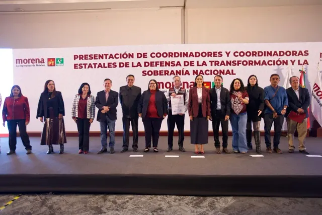 Santiago Nieto Castillo durante su protesta como coordinador en Querétaro